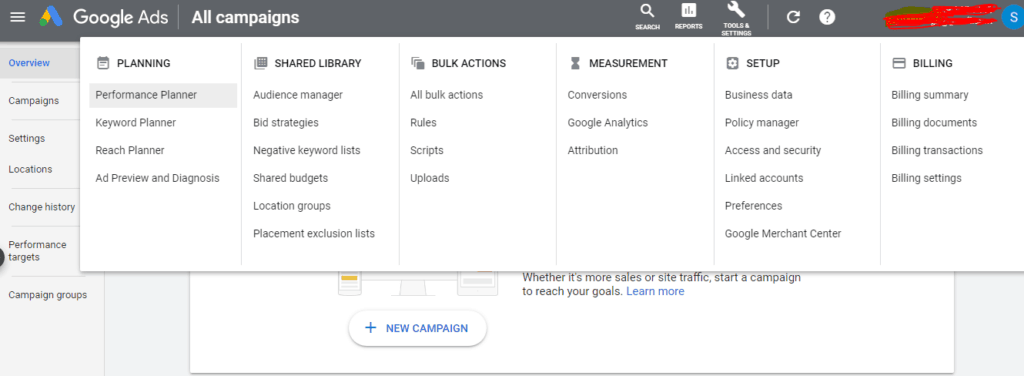 Google-Keyword-Planner-Settings-Menu