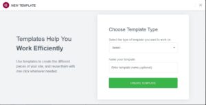 Elementor loop teplate selection