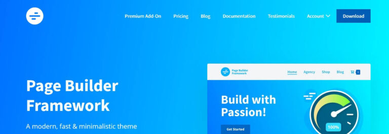 Page Builder Framework