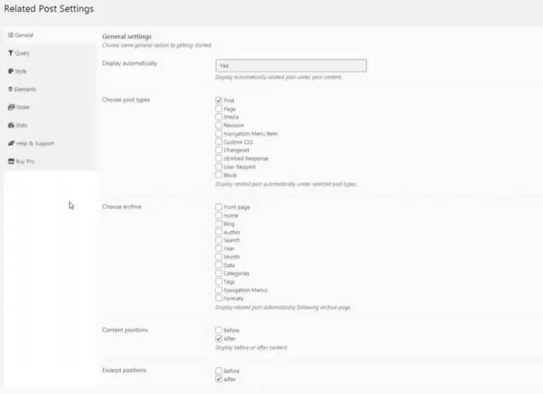 Related_Posts_Plugin_Settings_Page