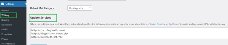 WordPress_update_Services_Option